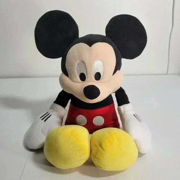 Disney Other - Disney Collection Medium Sized Red Yellow Black Classic Mickey Mouse Plush